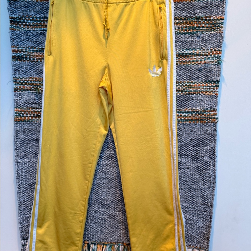 Adidas Yellow Track Pants